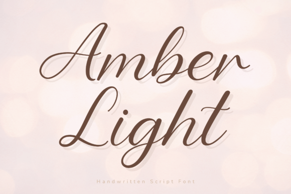 Amber Light: A Font for Timeless Elegance
