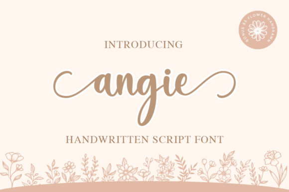 Angie: The Script Font That Brings Playful Elegance to Your Designs