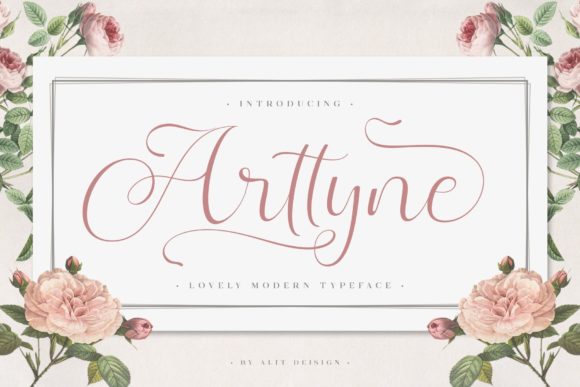 Arttyne: The Flowing Script Font for Elegant Design