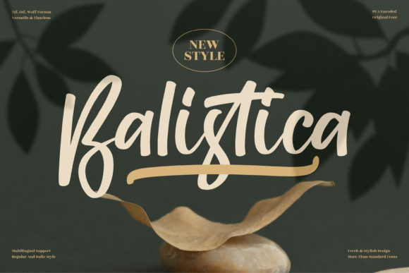 Balistica: Crafting Elegance in Modern Graphic Design