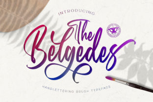Belgedes: A Brush Script Font for Elegant Design