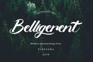 Belligerent: A Bold Script for Modern Design