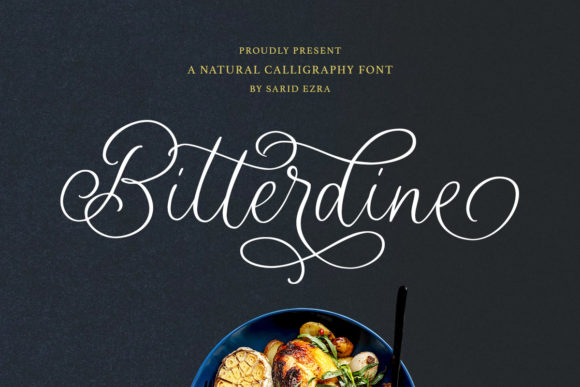 Bitterdine: Elevating Designs with Natural Calligraphy