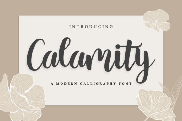 Calamity: The Script Font for Sophisticated Design