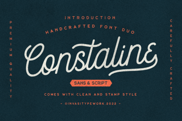 Constaline: The Vintage Duo Font for Modern Design