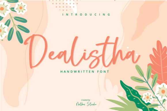 Dealistha: The Modern Script Font for Confident Design