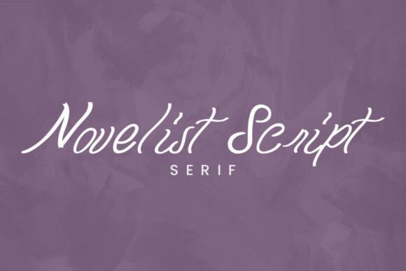 Elevate Your Brand with the Novelist Script Font