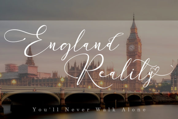 Elevate Your Design with the England Reality Font