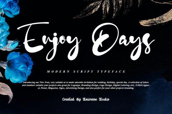 Enjoy Days: A Script Font for Modern Elegance