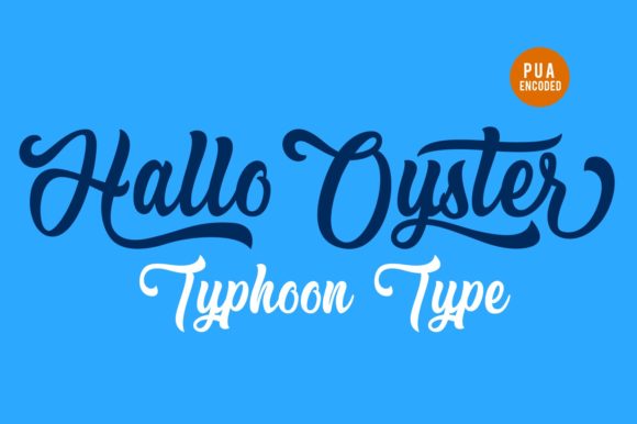 Hallo Oyster: A Bold Script for Modern Branding