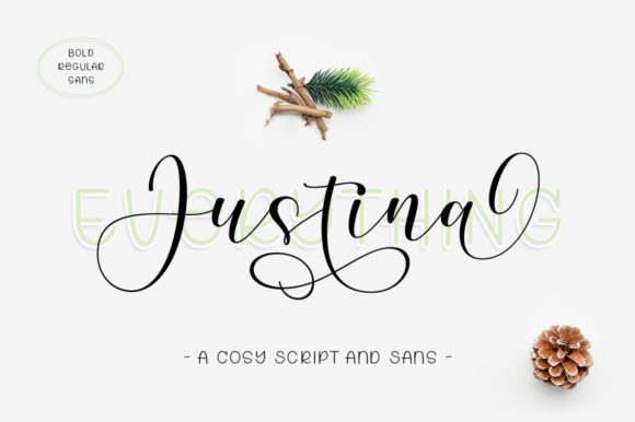 Justina Duo: Elevate Your Visual Design with Elegant Typography