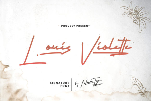 Louis Violette: The Elegant Script Font for Modern Design