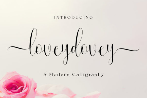 Loveydovey: The Script Font for Personalized Design