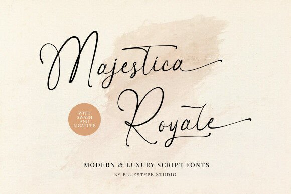 Majestica Royale: A Modern Luxury Script for Visual Storytelling