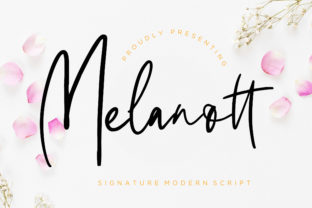 Melanott: Elevate Your Design with This Sweet Script