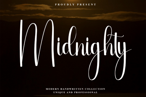 Midnighty: Elevating Modern Design with Elegant Script Typography