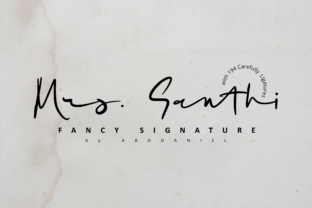 Mrs. Santhi: A Charming Script for Creative Design