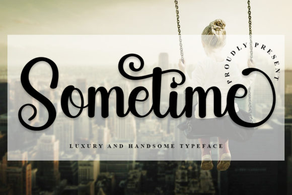 Sometime: Elevate Your Design with Refined Script Typography