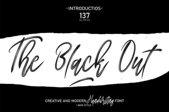 The Black Out: A Modern Script for Visual Impact