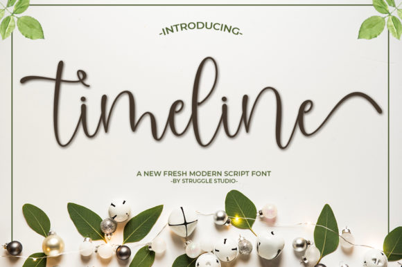 Timeline: A Modern Script for Creative Branding